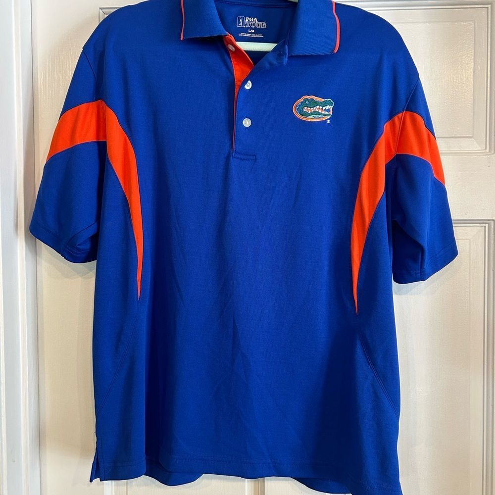 PGA Tour University of Florida Gators men’s Polo Shirt Size L